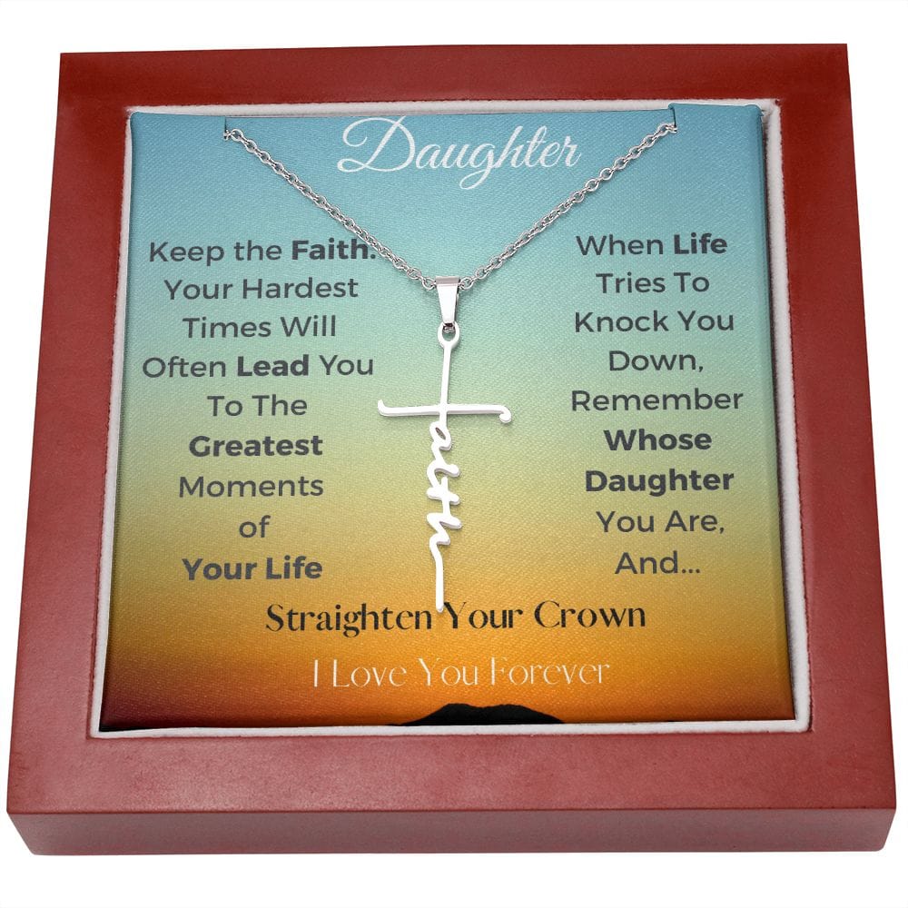 FAITH CROSS FOR DAUGHTER