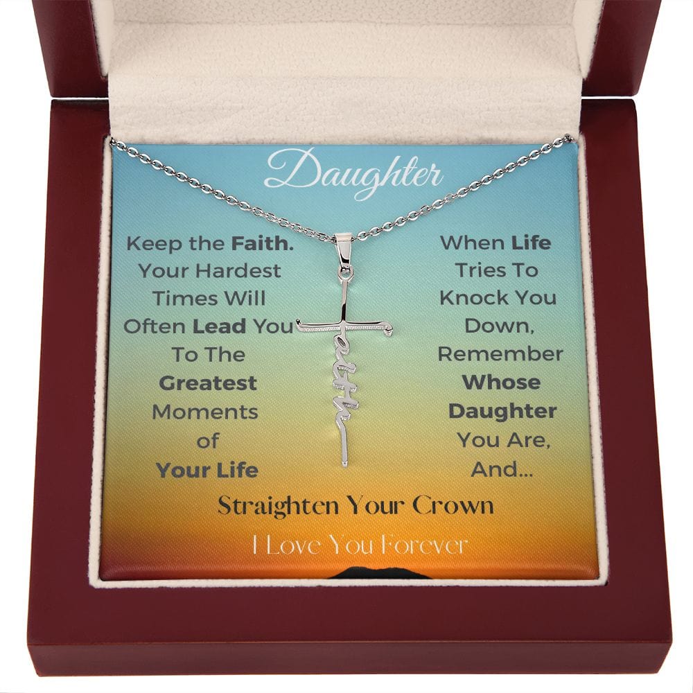 FAITH CROSS FOR DAUGHTER