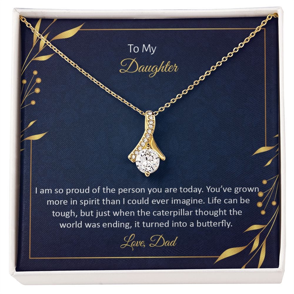 Para mi hija, estoy muy orgullosa: collar de belleza seductora