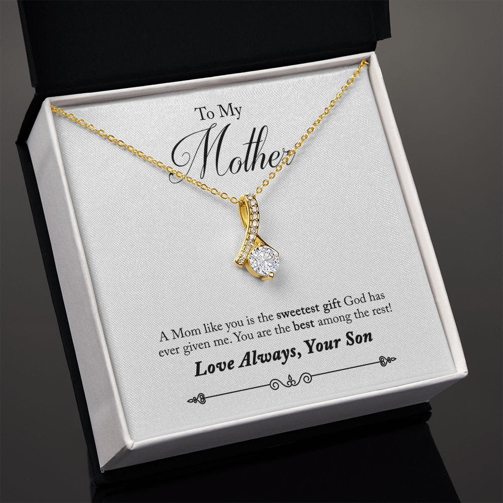 A la madre del hijo: eres el mejor collar de belleza seductor