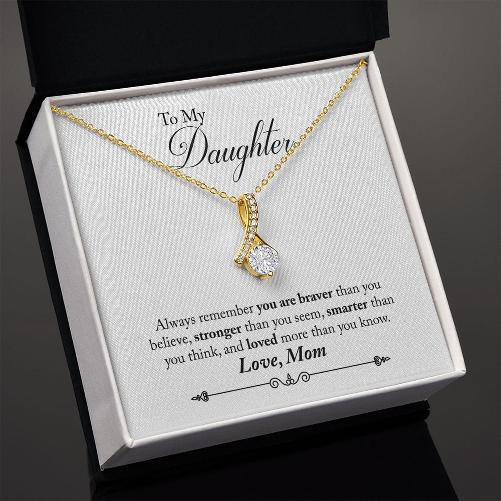 Mom to Daughter, Always Remember- Alluring Beauty Necklace