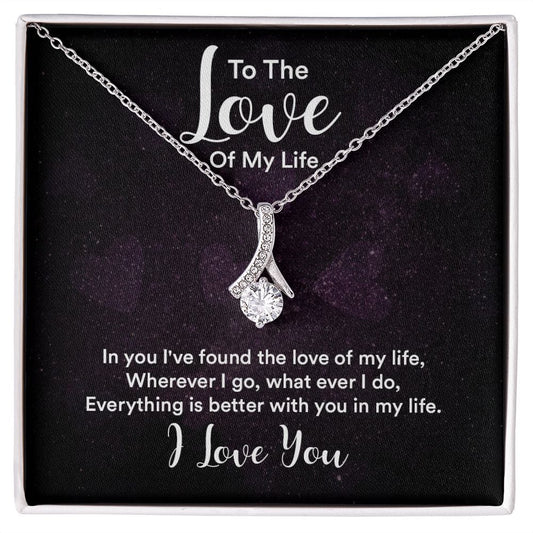Al amor de mi vida, en ti he encontrado: collar de belleza seductora