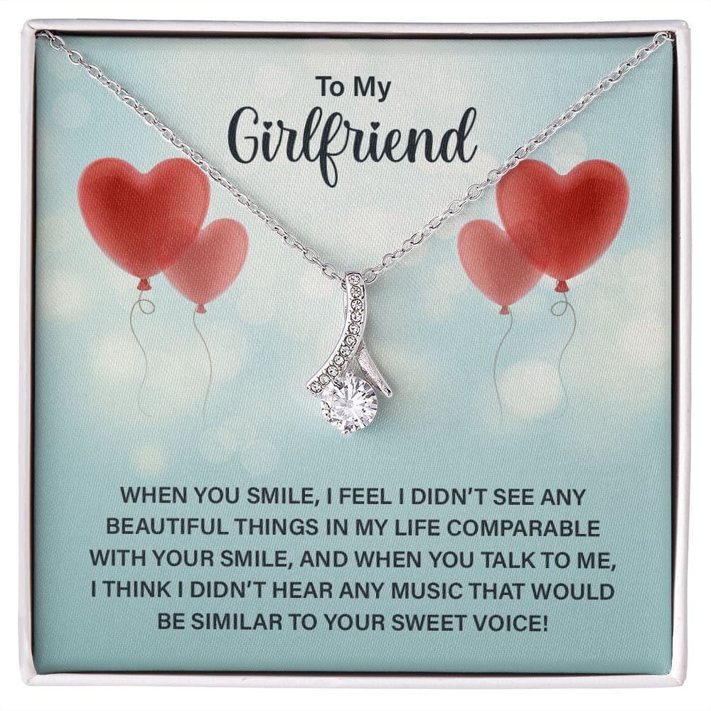 Para mi novia - Cuando sonríes -Collar de belleza seductora