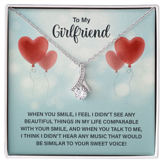 Para mi novia - Cuando sonríes -Collar de belleza seductora