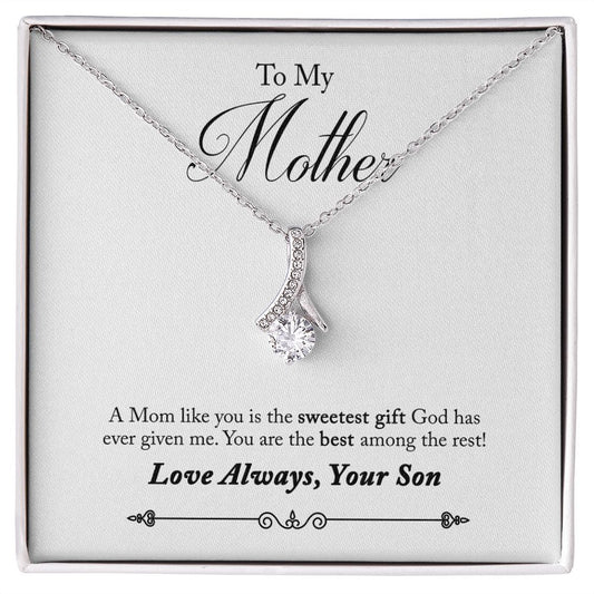 A la madre del hijo: eres el mejor collar de belleza seductor