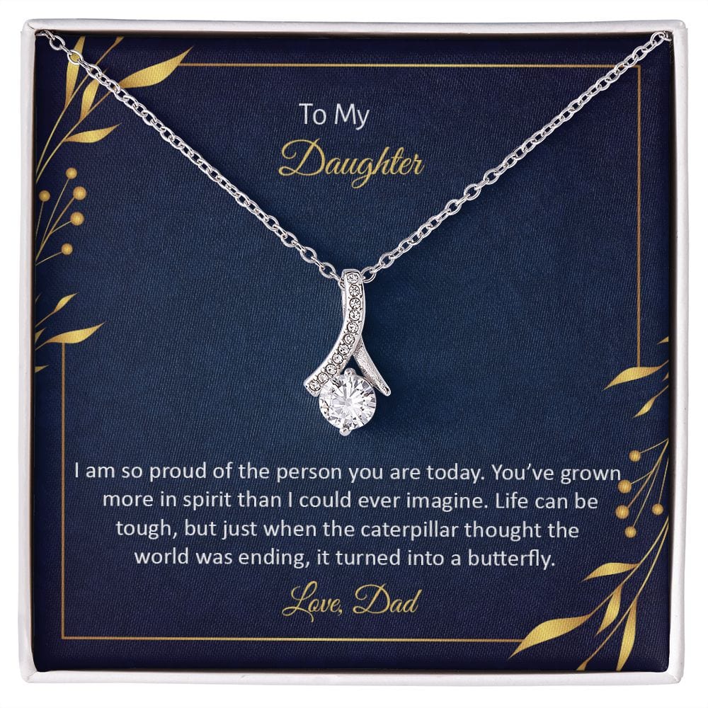 Para mi hija, estoy muy orgullosa: collar de belleza seductora