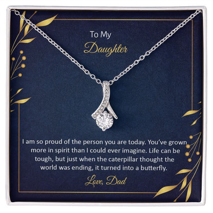 Para mi hija, estoy muy orgullosa: collar de belleza seductora