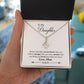 Mom to Daughter, Always Remember- Alluring Beauty Necklace