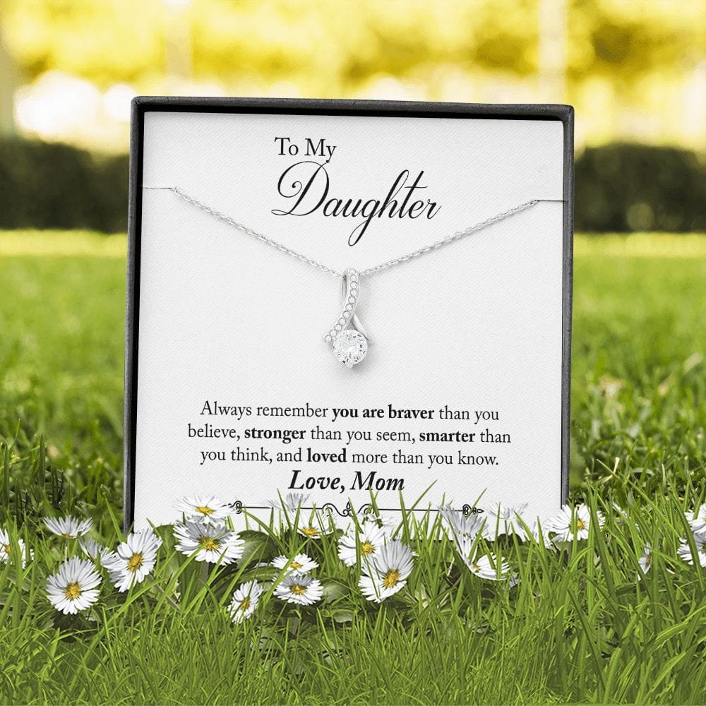 Mom to Daughter, Always Remember- Alluring Beauty Necklace