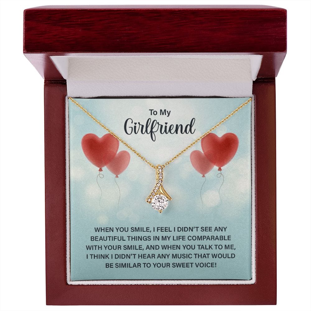 Para mi novia - Cuando sonríes -Collar de belleza seductora