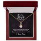 Al amor de mi vida, en ti he encontrado: collar de belleza seductora