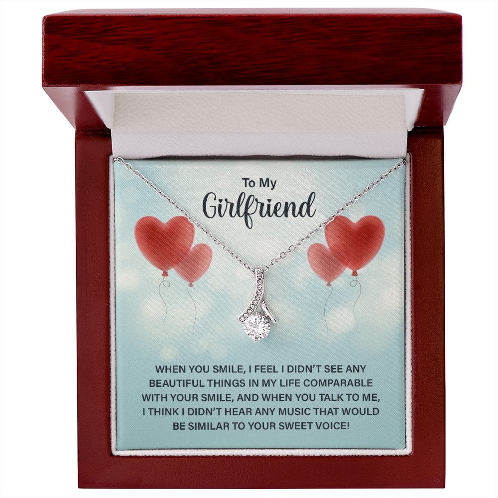 Para mi novia - Cuando sonríes -Collar de belleza seductora