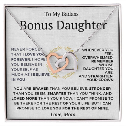 Interlocking Hearts- Bonus Daughter-From Mom