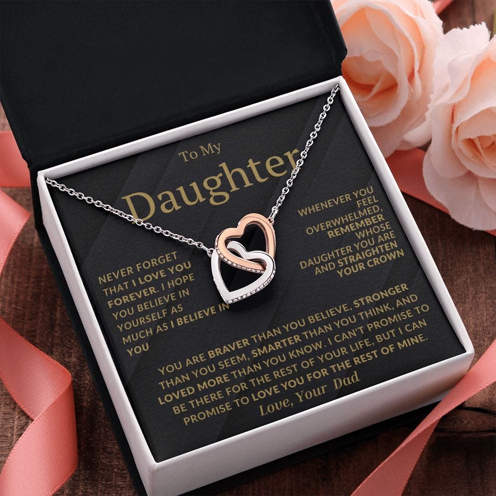 Interlocking Hearts Fom Dad Dark