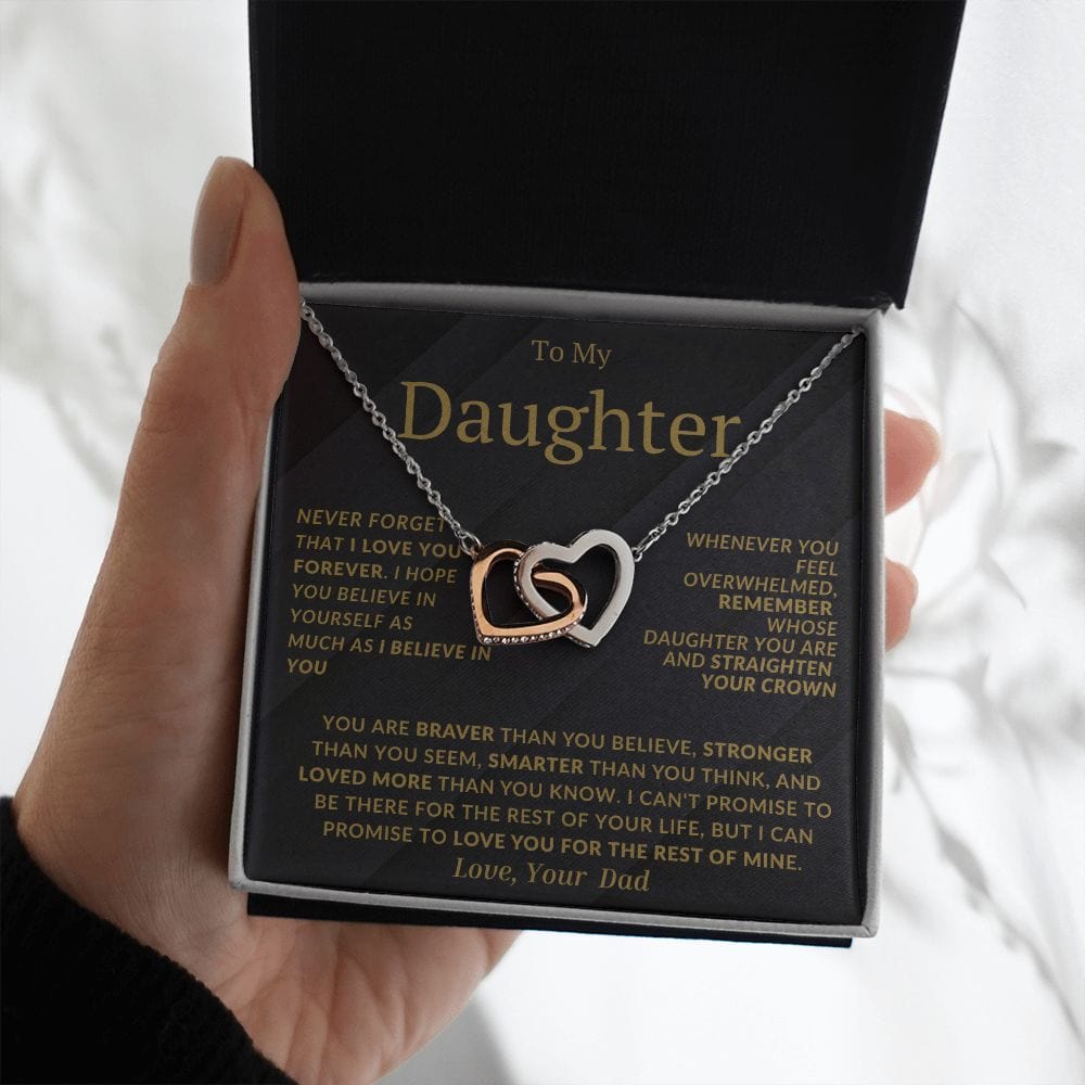 Interlocking Hearts Fom Dad Dark