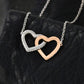 Alma gemela: estábamos destinados a ser: collar de corazones entrelazados