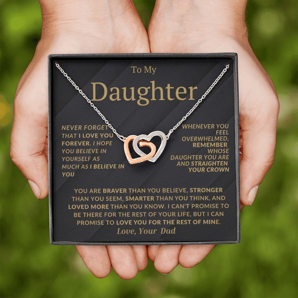 Interlocking Hearts Fom Dad Dark