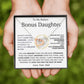 Interlocking Hearts Love Forever Bonus Daughter  Dad