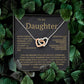 Interlocking Hearts Fom Dad Dark