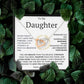 Interlocking Hearts- Daughter-Forever-Dad
