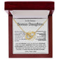 Interlocking Hearts Love Forever Bonus Daughter  Dad