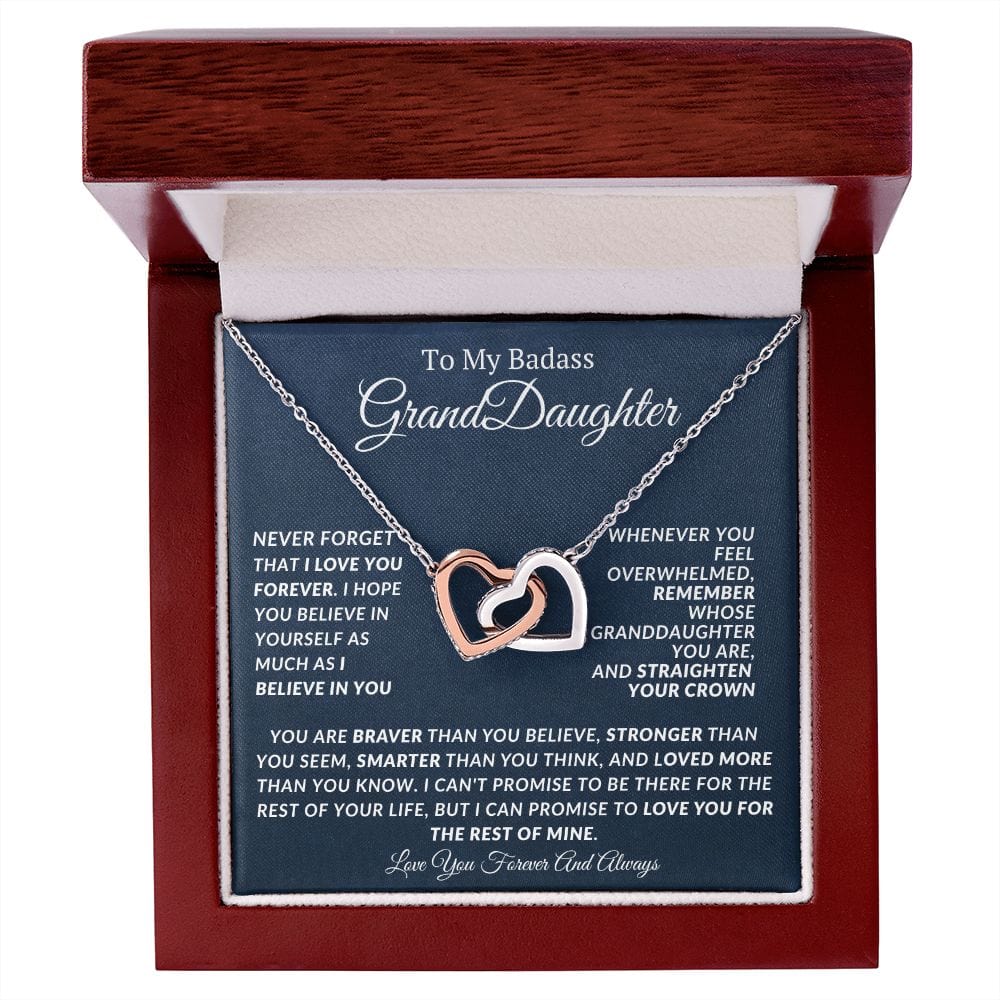Collar De Corazones Entrelazados Para Nieta 
