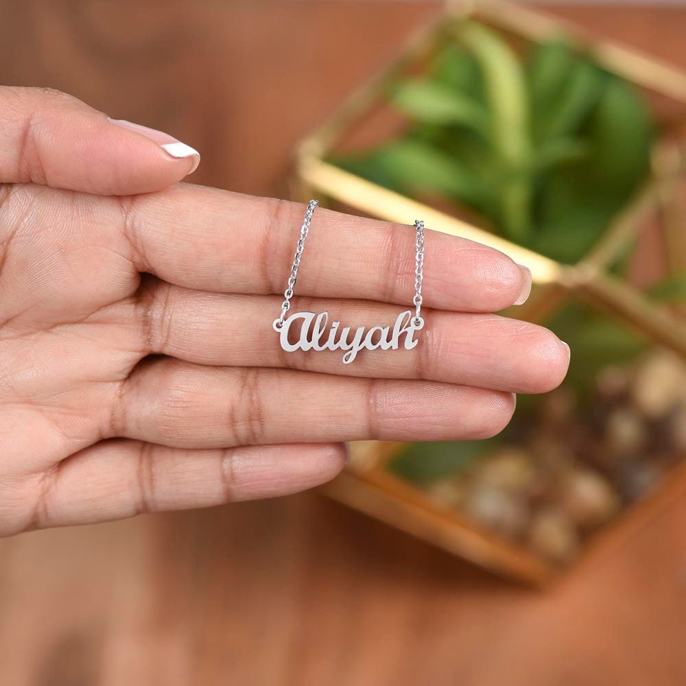 Collar con nombre personalizado-Alma gemela cada vez-
