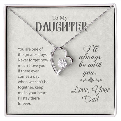Forever Love Necklace For Daughter