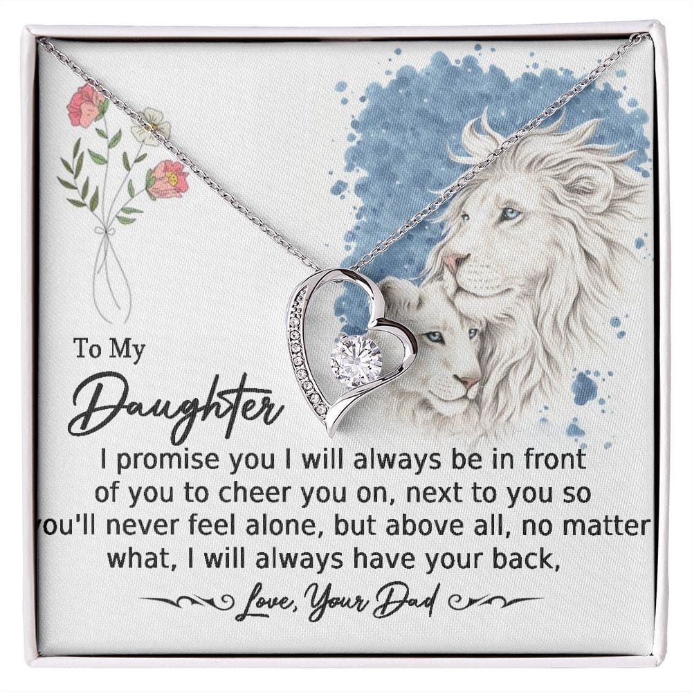 Collar de amor para siempre a mi hija, lo prometo 