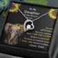 Collar Para Hija De Papá Para Siempre Amor