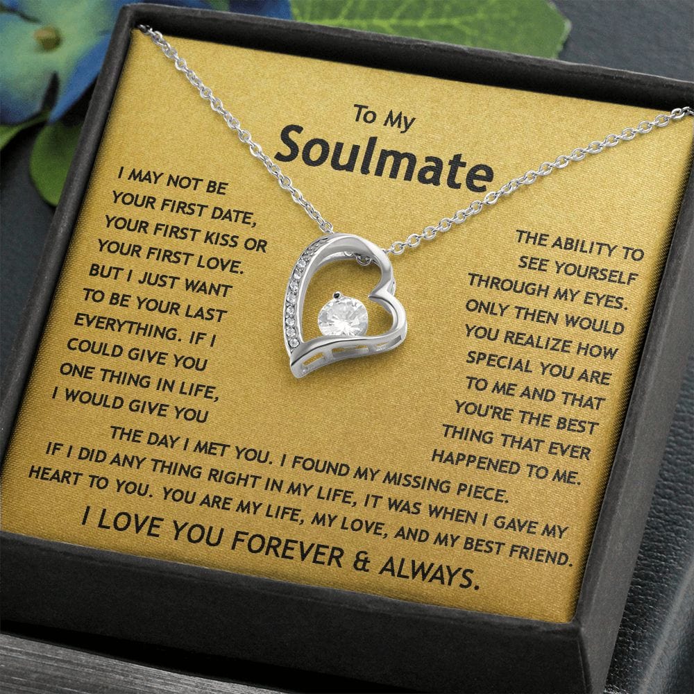 Collar de amor para siempre a mi alma gemela