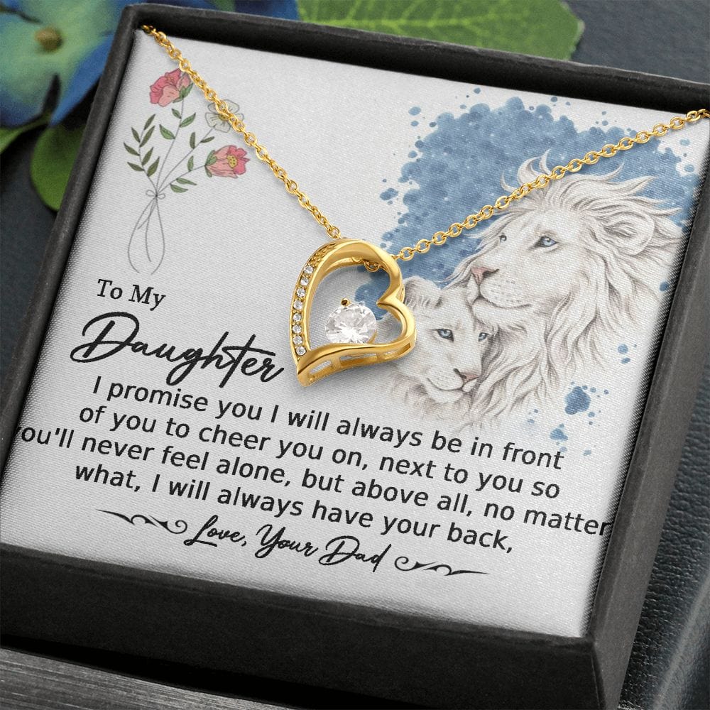 Collar de amor para siempre a mi hija, lo prometo 